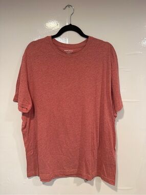 Men's Heather Red Banana Republic Crew Neck T-Shirt
